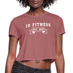 Load image into Gallery viewer, Women&#39;s Cropped T-Shirt - mauve
