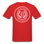 Load image into Gallery viewer, 10 Fitness University- Seal Unisex Short Sleeve - red
