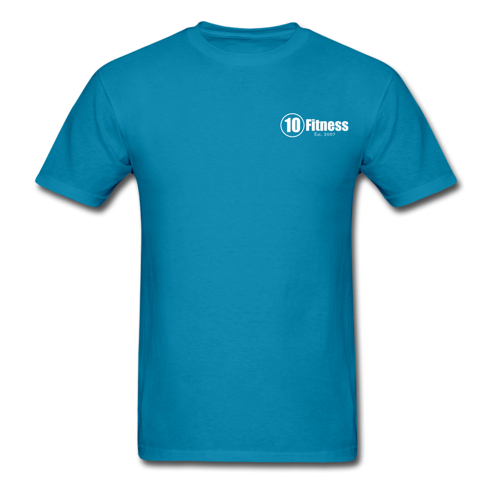 10 Fitness University- Seal Unisex Short Sleeve - turquoise