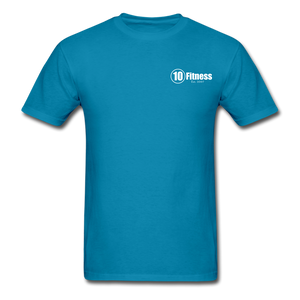 10 Fitness University- Seal Unisex Short Sleeve - turquoise