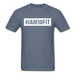 Load image into Gallery viewer, #IAM10FIT Unisex Tee - denim
