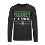 Load image into Gallery viewer, Men&#39;s Fitmas Long Sleeve T-Shirt - charcoal grey
