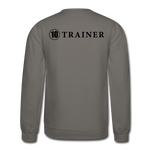 Load image into Gallery viewer, Crewneck Sweatshirt 10 Trainer Blk Ltr - asphalt gray
