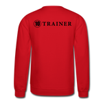 Load image into Gallery viewer, Crewneck Sweatshirt 10 Trainer Blk Ltr - red
