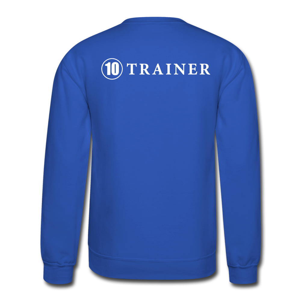 Crewneck Sweatshirt 10 Trainer Wht Ltr - royal blue