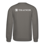 Load image into Gallery viewer, Crewneck Sweatshirt 10 Trainer Wht Ltr - asphalt gray
