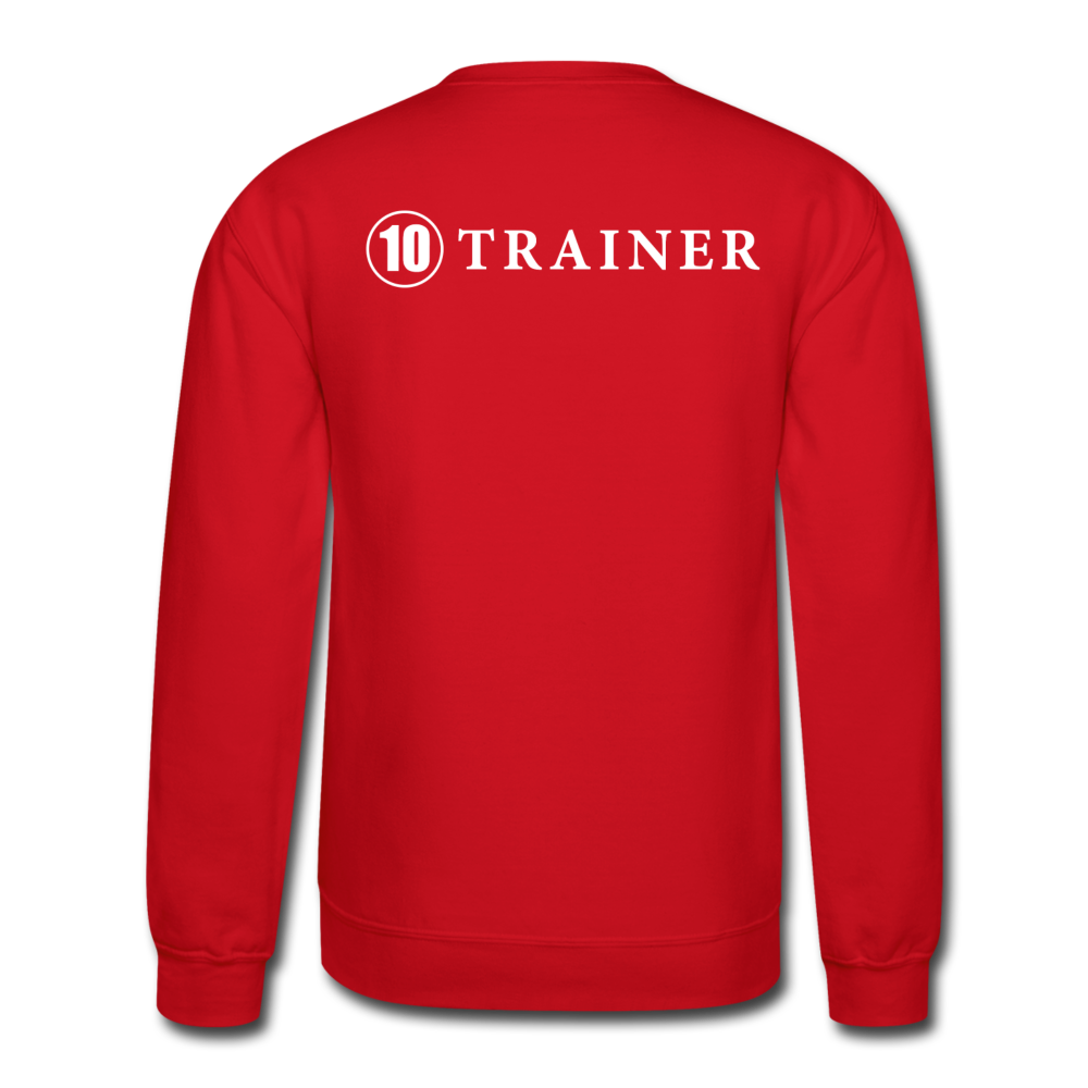 Crewneck Sweatshirt 10 Trainer Wht Ltr - red