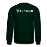 Load image into Gallery viewer, Crewneck Sweatshirt 10 Trainer Wht Ltr - forest green
