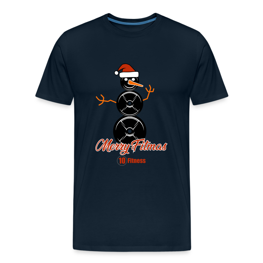 Snowman T-Shirt - deep navy