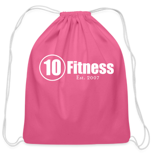 Cotton Drawstring Bag - pink