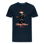 Load image into Gallery viewer, Snowman T-Shirt - deep navy
