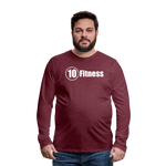 Load image into Gallery viewer, Men&#39;s Premium Long Sleeve T-Shirt - heather burgundy
