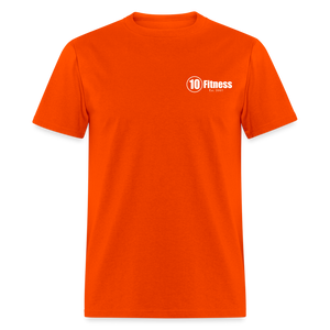 10 Fitness University- Seal Unisex Short Sleeve - orange