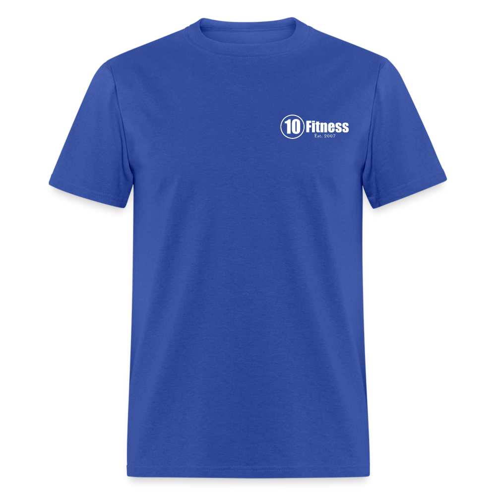 10 Fitness University- Seal Unisex Short Sleeve - royal blue