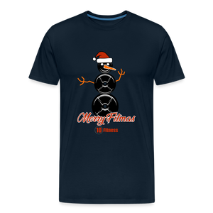 Snowman T-Shirt - deep navy