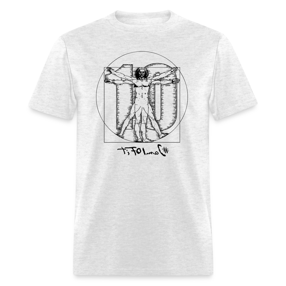 Da Vinci Unisex Short Sleeve Tee - light heather gray