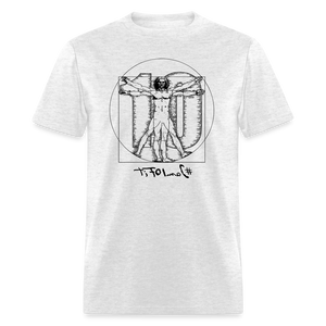 Da Vinci Unisex Short Sleeve Tee - light heather gray