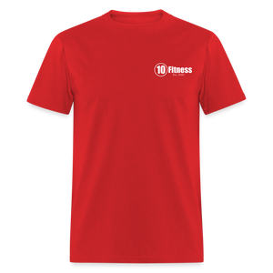 10 Fitness University- Seal Unisex Short Sleeve - red