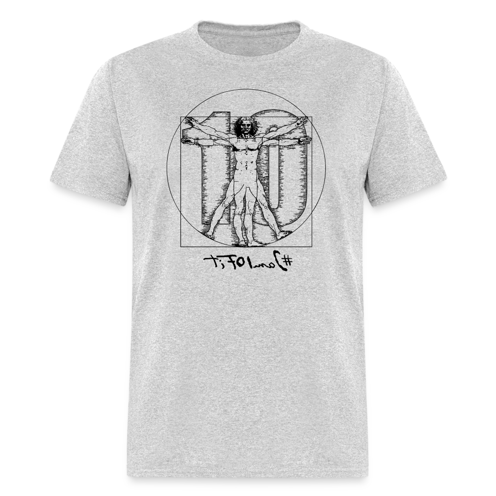 Da Vinci Unisex Short Sleeve Tee - heather gray