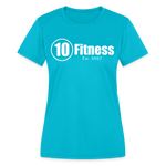 Load image into Gallery viewer, Women&#39;s Moisture Wicking Performance T-Shirt - turquoise
