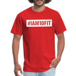 Load image into Gallery viewer, #IAM10FIT - red
