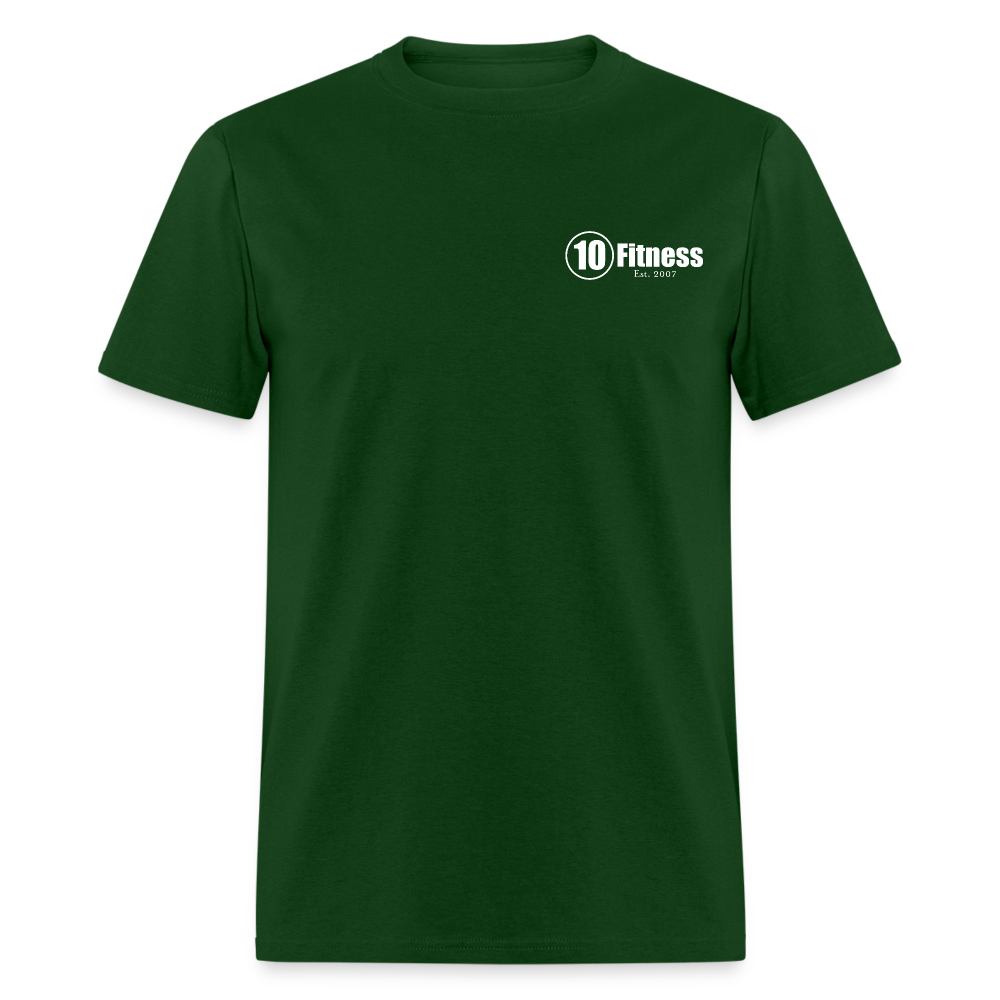 10 Fitness University- Seal Unisex Short Sleeve - forest green