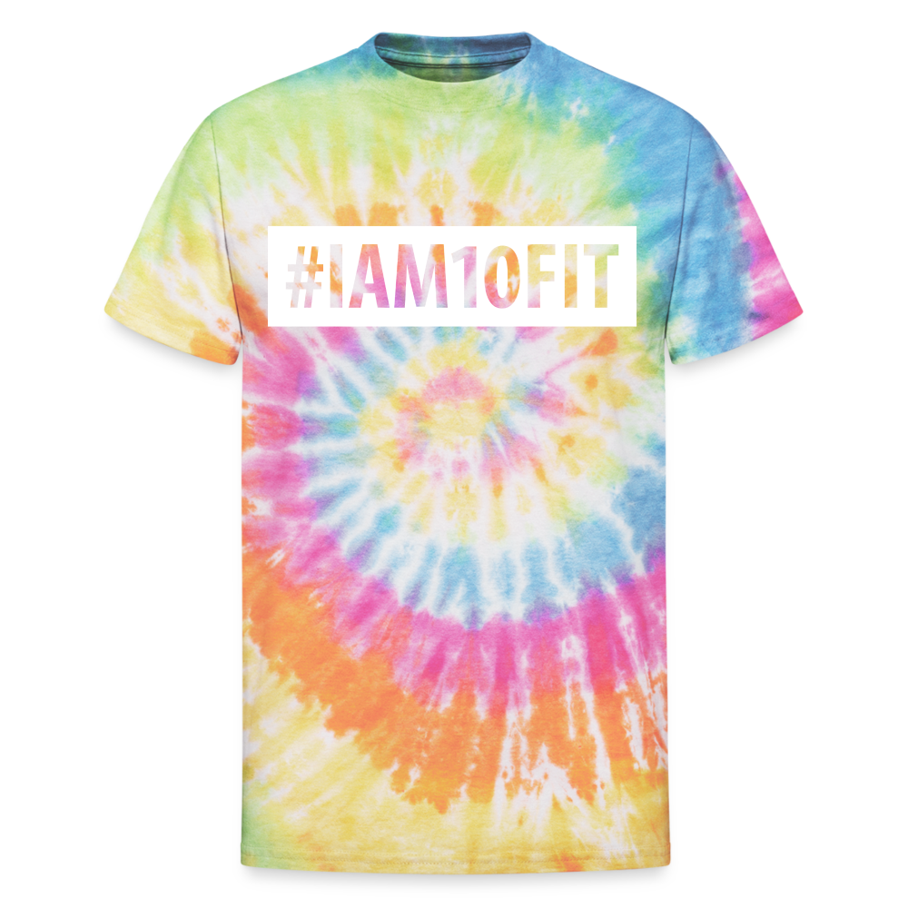 Unisex Tie Dye T-Shirt - rainbow