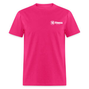 10 Fitness University- Seal Unisex Short Sleeve - fuchsia