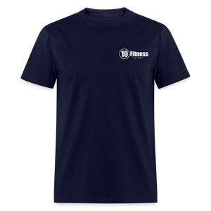 10 Fitness University- Seal Unisex Short Sleeve - navy