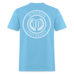 Load image into Gallery viewer, 10 Fitness University- Seal Unisex Short Sleeve - aquatic blue
