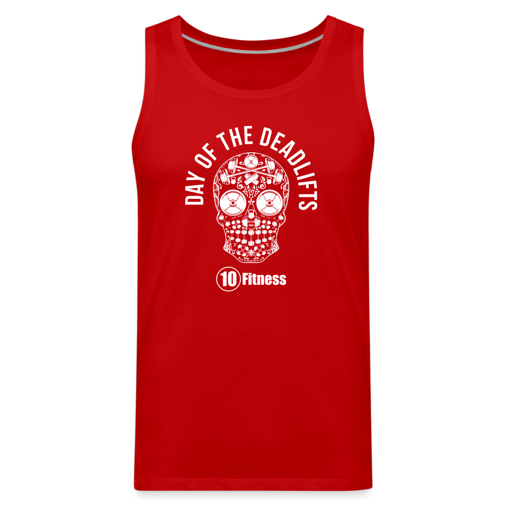 Men’s Premium Deadlift Tank - red