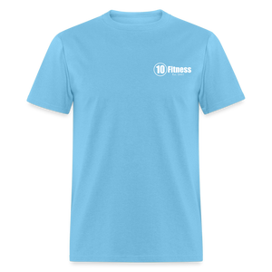 10 Fitness University- Seal Unisex Short Sleeve - aquatic blue