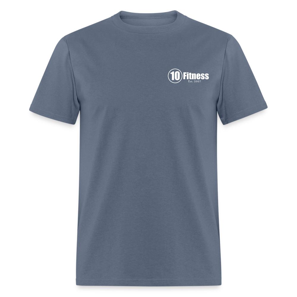 10 Fitness University- Seal Unisex Short Sleeve - denim