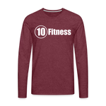 Load image into Gallery viewer, Men&#39;s Premium Long Sleeve T-Shirt - heather burgundy
