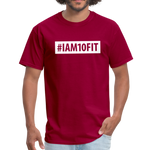 Load image into Gallery viewer, #IAM10FIT - dark red
