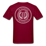 Load image into Gallery viewer, 10 Fitness University- Seal Unisex Short Sleeve - burgundy
