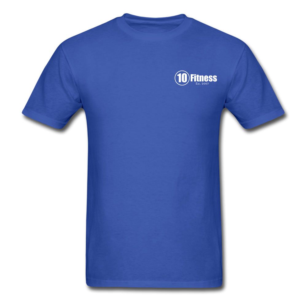 10 Fitness University- Seal Unisex Short Sleeve - royal blue