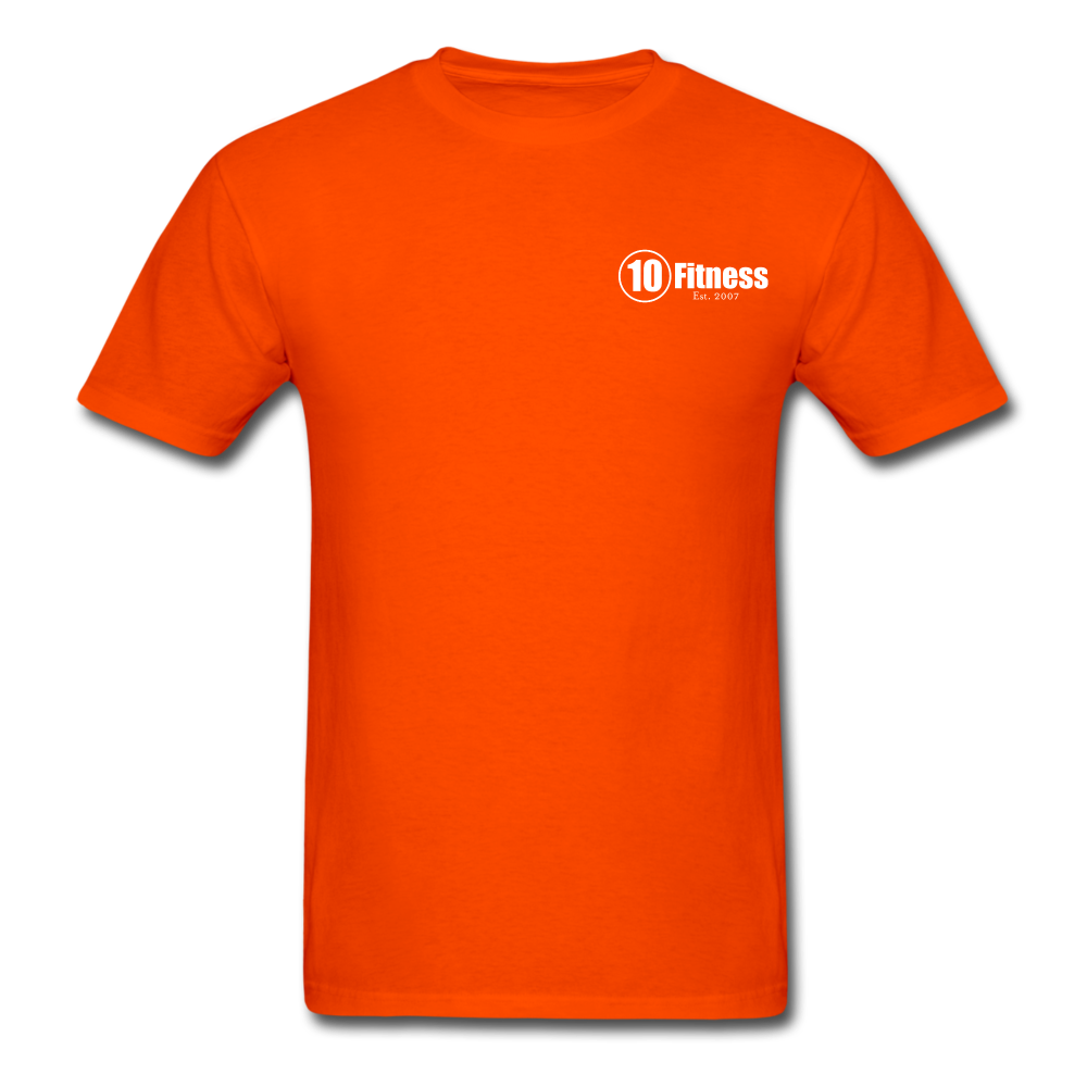 10 Fitness University- Seal Unisex Short Sleeve - orange