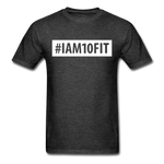 Load image into Gallery viewer, #IAM10FIT Unisex Tee - heather black
