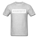Load image into Gallery viewer, #IAM10FIT Unisex Tee - heather gray

