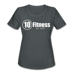 Load image into Gallery viewer, Women&#39;s Moisture Wicking Performance T-Shirt - charcoal
