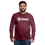 Load image into Gallery viewer, Men&#39;s Premium Long Sleeve T-Shirt - heather burgundy
