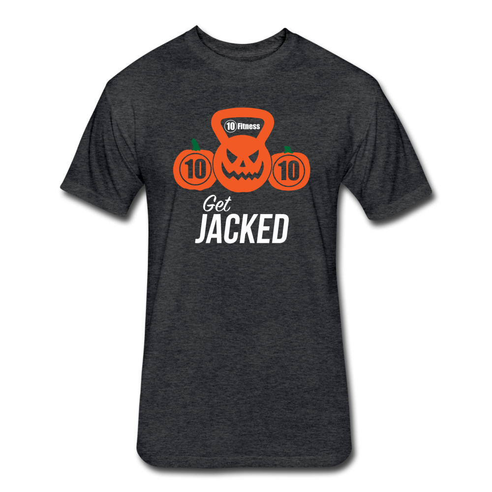 Get Jacked Halloween T - heather black