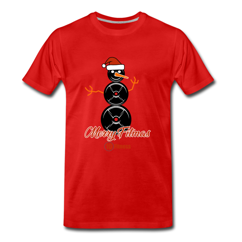 Snowman T-Shirt - red