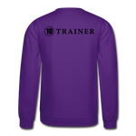 Load image into Gallery viewer, Crewneck Sweatshirt 10 Trainer Blk Ltr - purple

