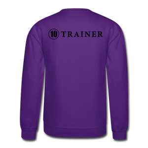 Crewneck Sweatshirt 10 Trainer Blk Ltr - purple