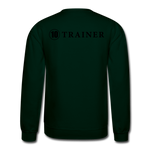 Load image into Gallery viewer, Crewneck Sweatshirt 10 Trainer Blk Ltr - forest green
