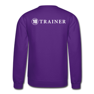 Crewneck Sweatshirt 10 Trainer Wht Ltr - purple