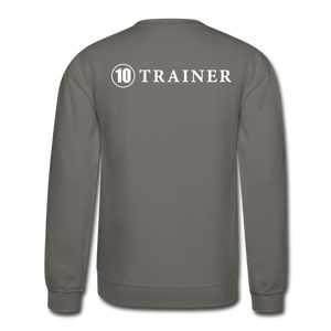 Crewneck Sweatshirt 10 Trainer Wht Ltr - asphalt gray