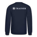 Load image into Gallery viewer, Crewneck Sweatshirt 10 Trainer Wht Ltr - navy
